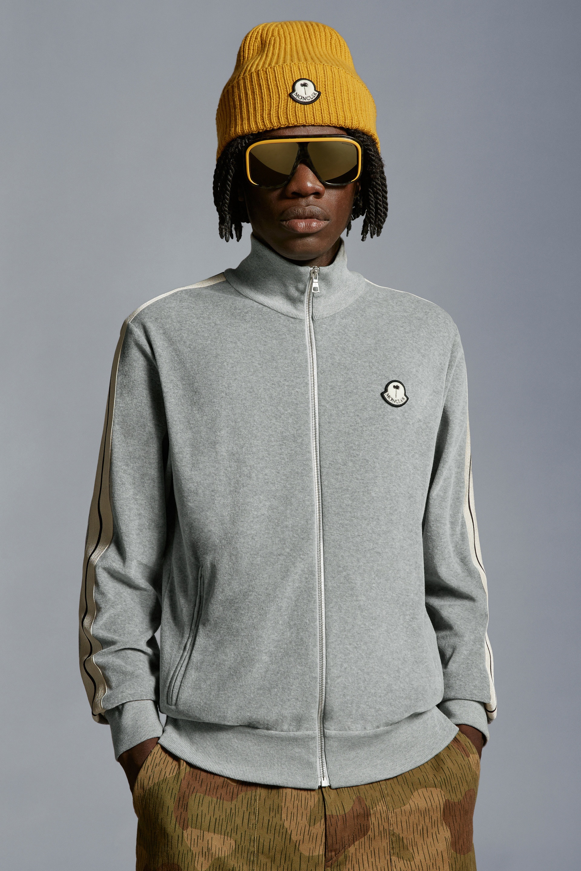 Chenille Zip-Up Sweatshirt - 2