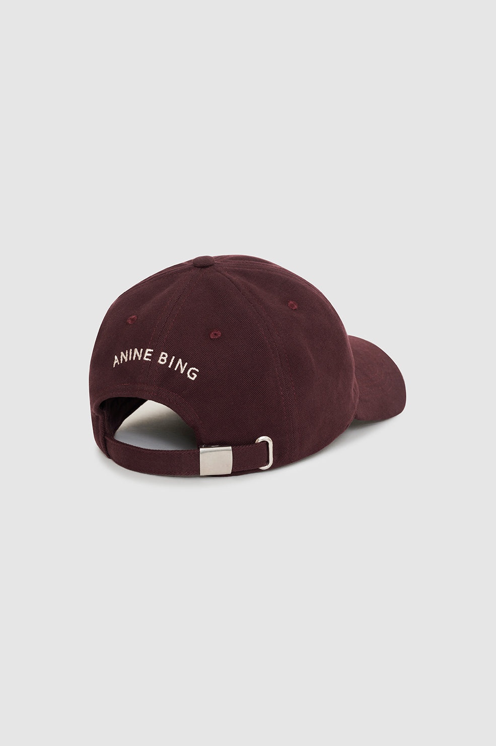 Jeremy Baseball Cap Letterman - Dark Burgundy - 3