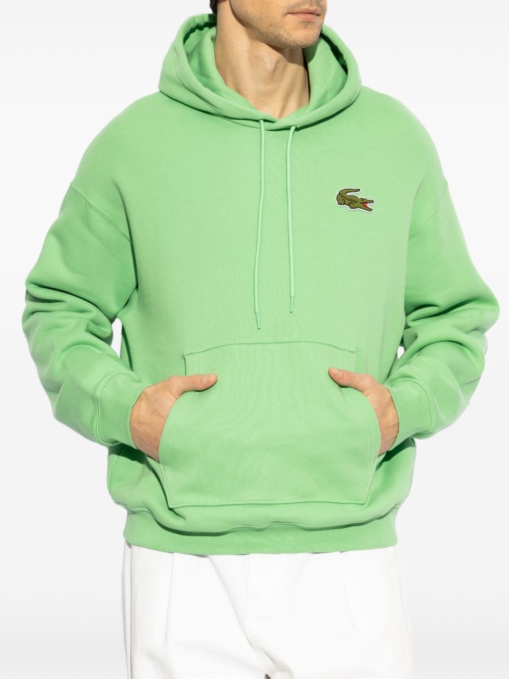 logo-appliqué hoodie - 2