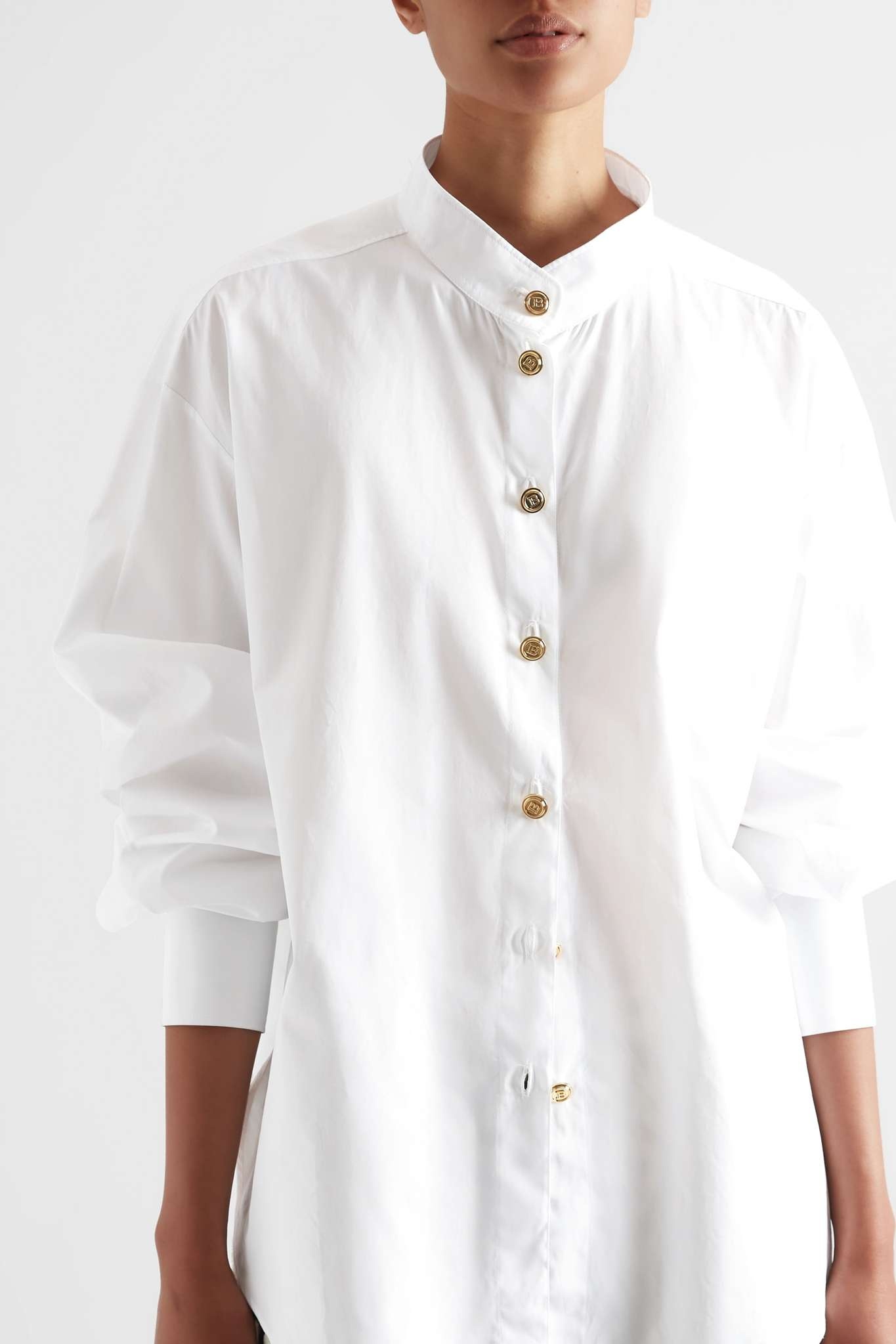 Cotton-poplin shirt - 3