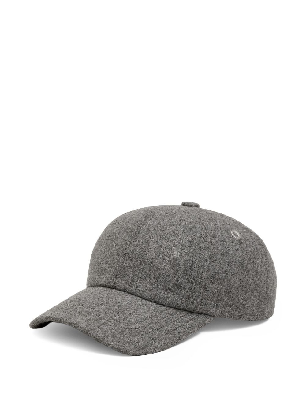 mélange-effect curved-peak cap - 2