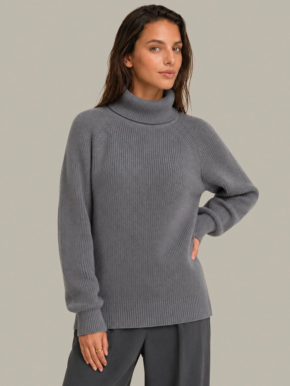 Storm Oversized Shaker Pullover With Pockets - 1