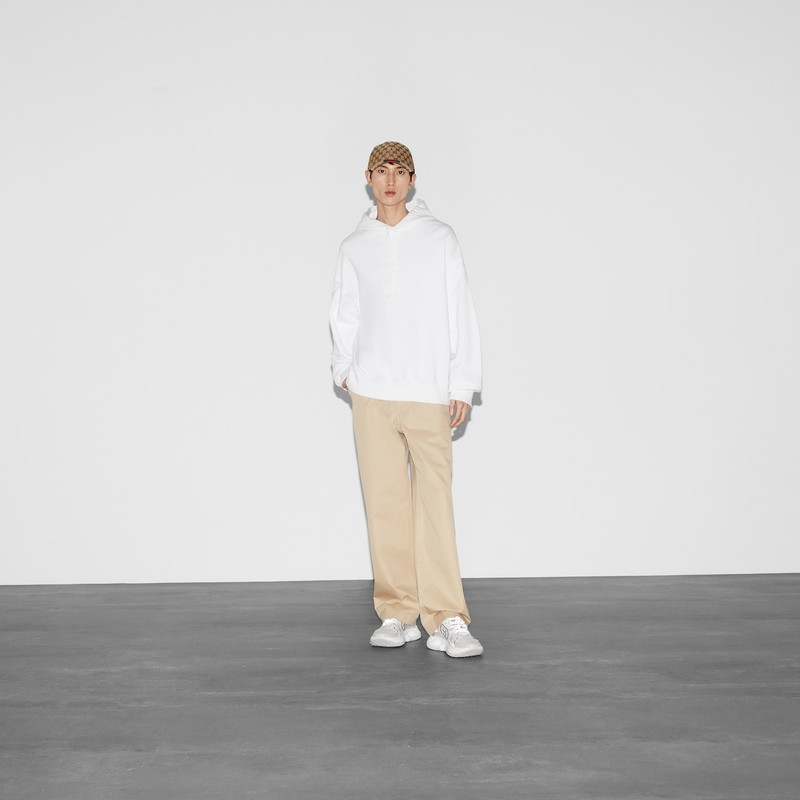 GUCCI Cotton jersey hooded sweatshirt outlook