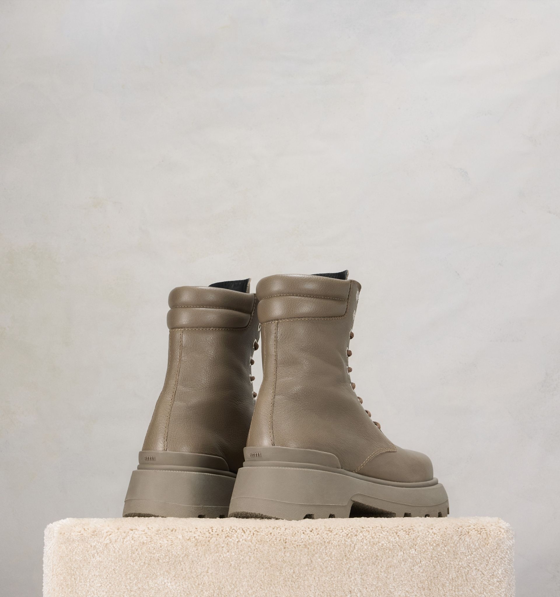 Lug Sole Ankle Boots - 6