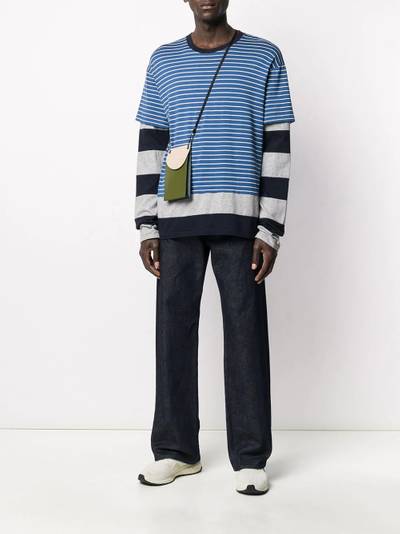 Marni double layered striped T-shirt outlook