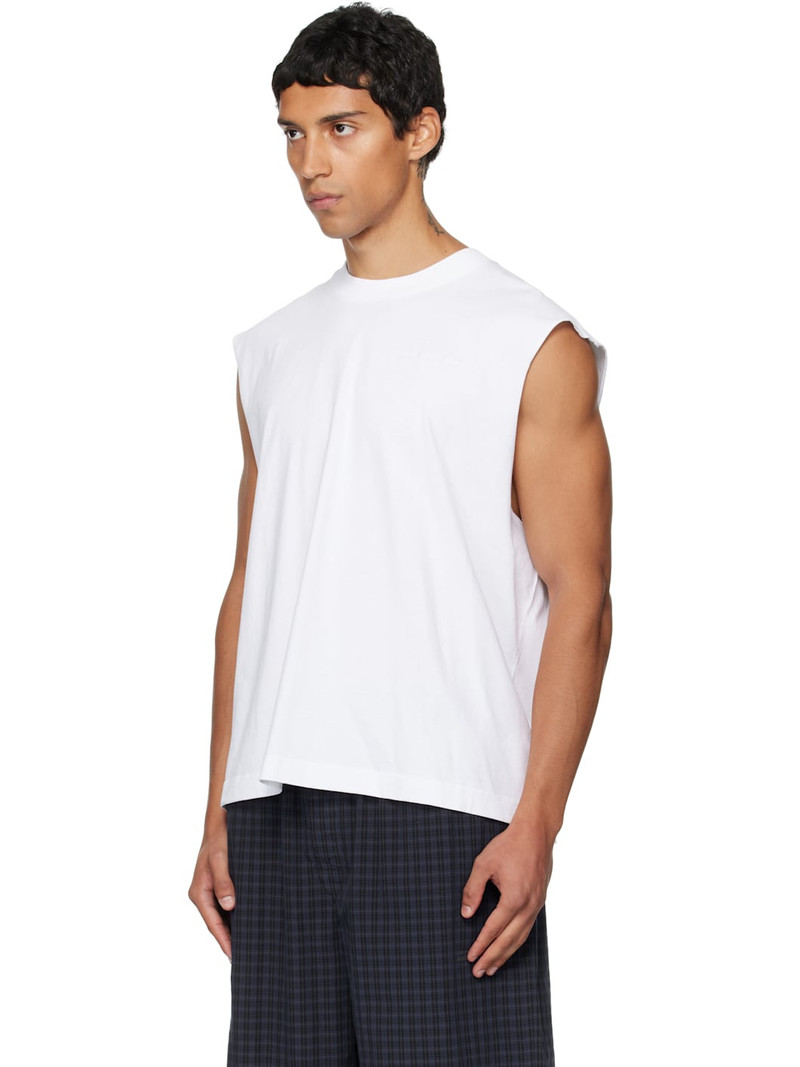 Alexander Wang White Muscle Tank Top outlook