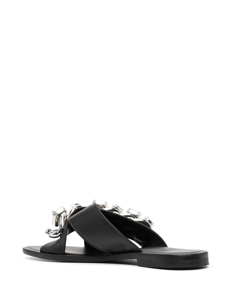 chunky chain detail sandals 3