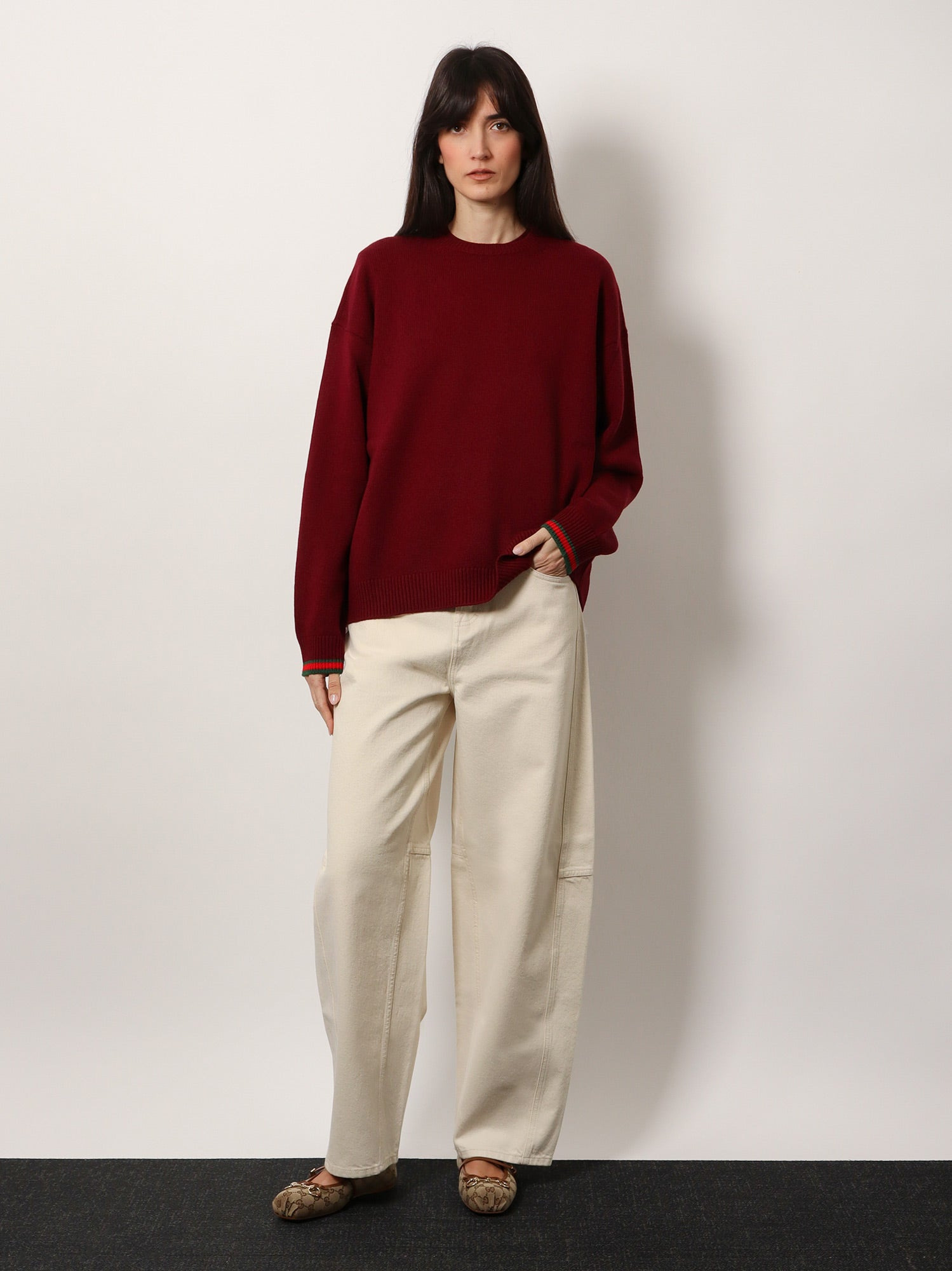 Oversize Wool And Cashmere Sweater - 2