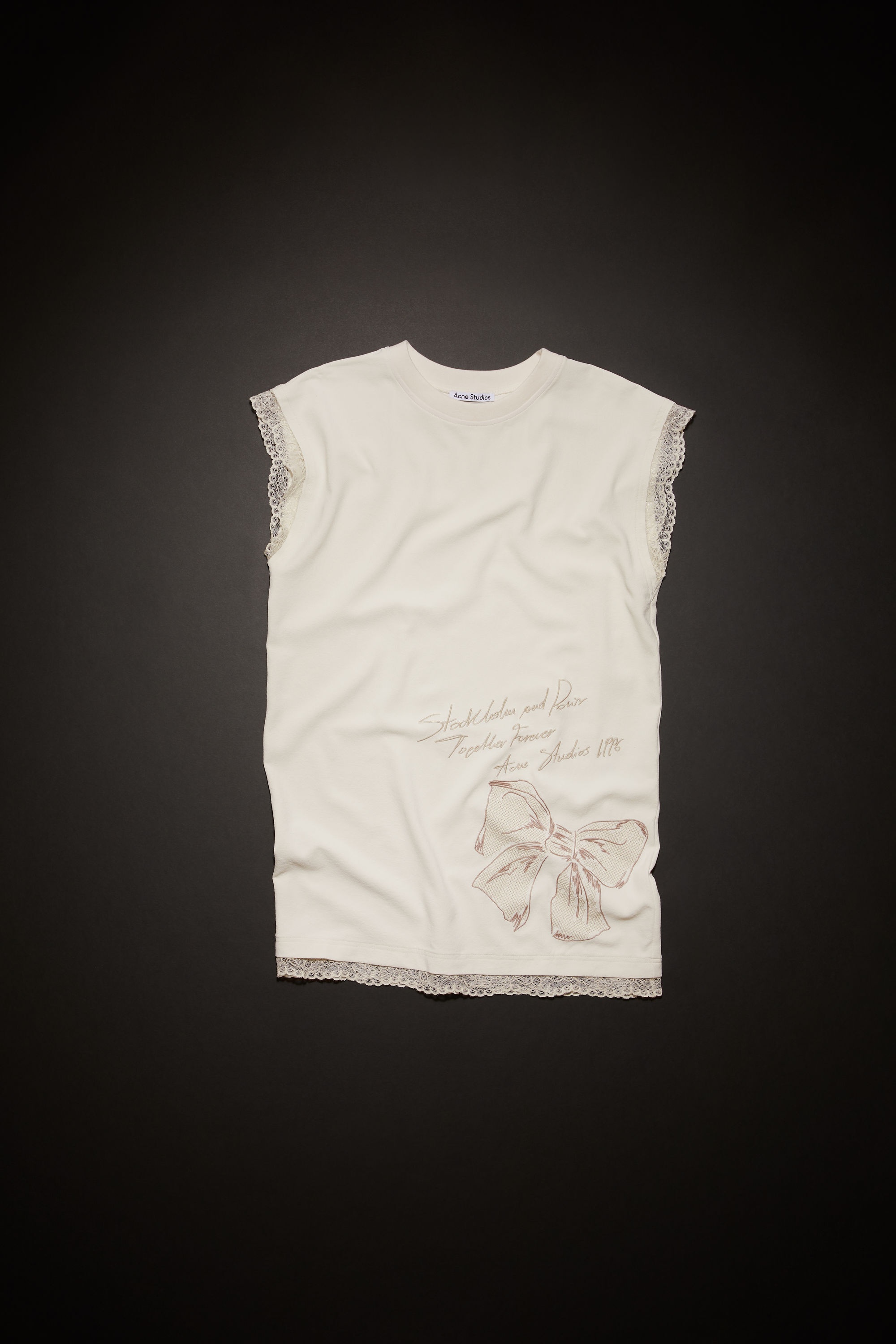 Embroidered dress - Dusty white - 6