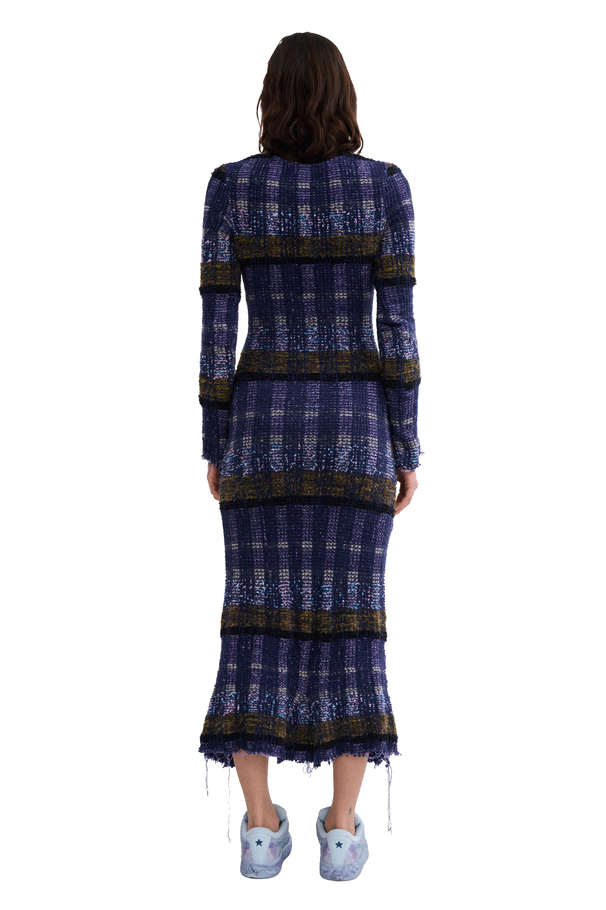 VITELLI PURPLE PLAID YURI DRESS - 5