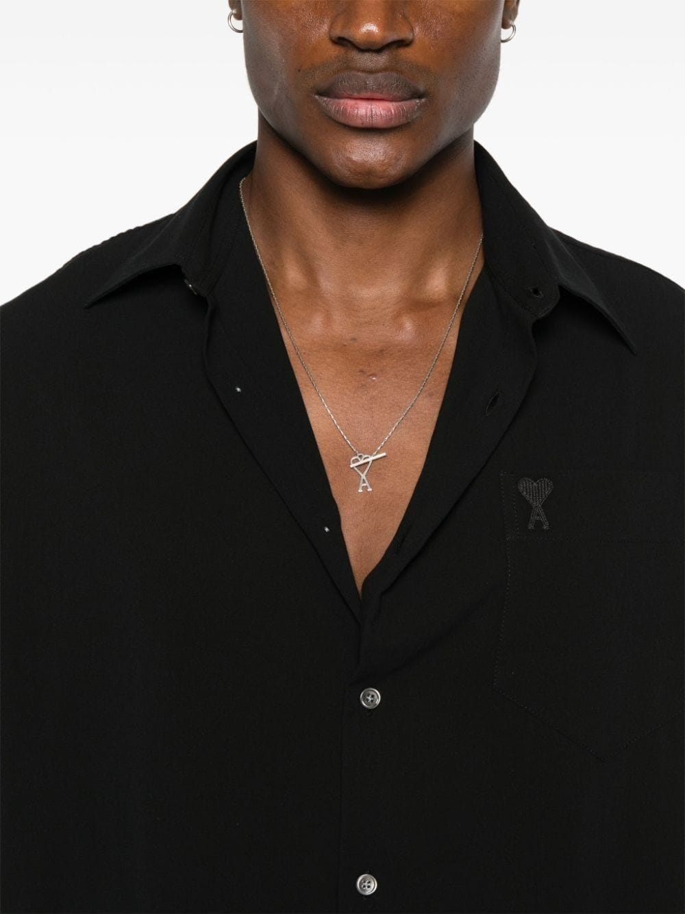 Ami de Coeur-embroidered shirt - 9