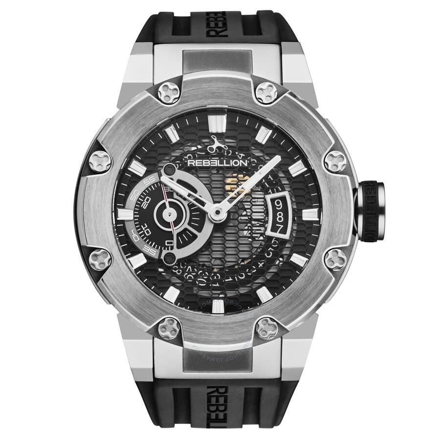 Rebellion - Rebellion Predator Automatic Black Dial Men's Watch RB.PR.3H.TI.G2 - 1