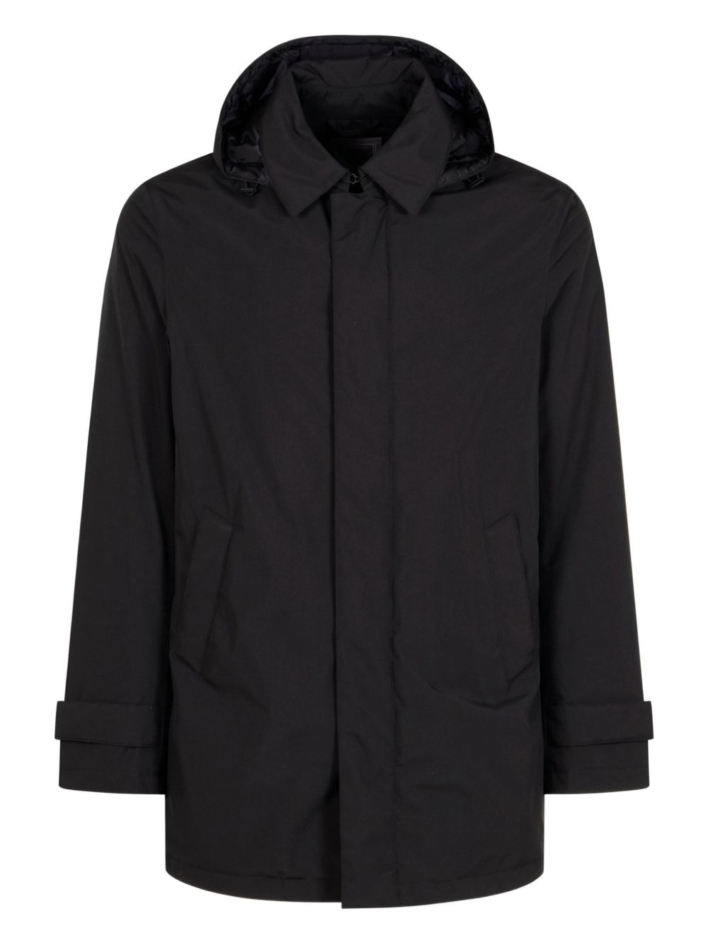 Midi Hooded Down Jacket - 1