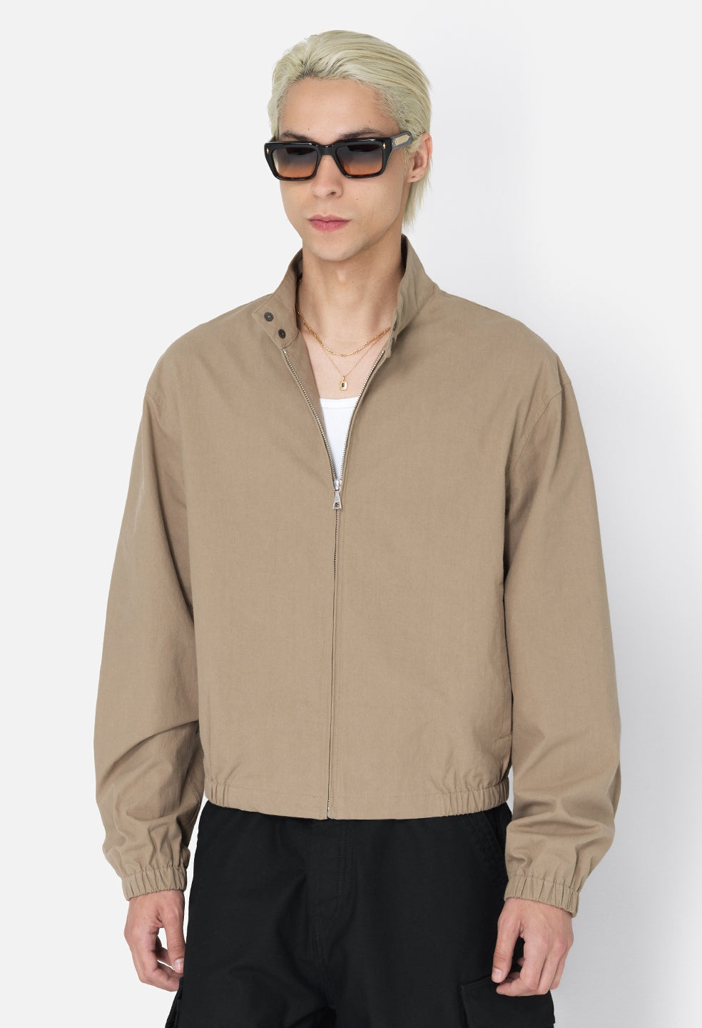 COTTON HARRINGTON JACKET - 3