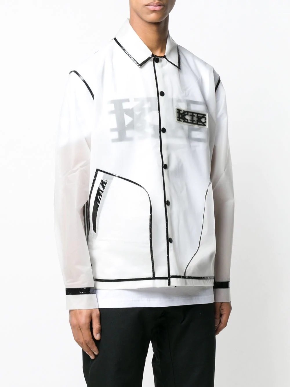 translucent coach jacket - 4