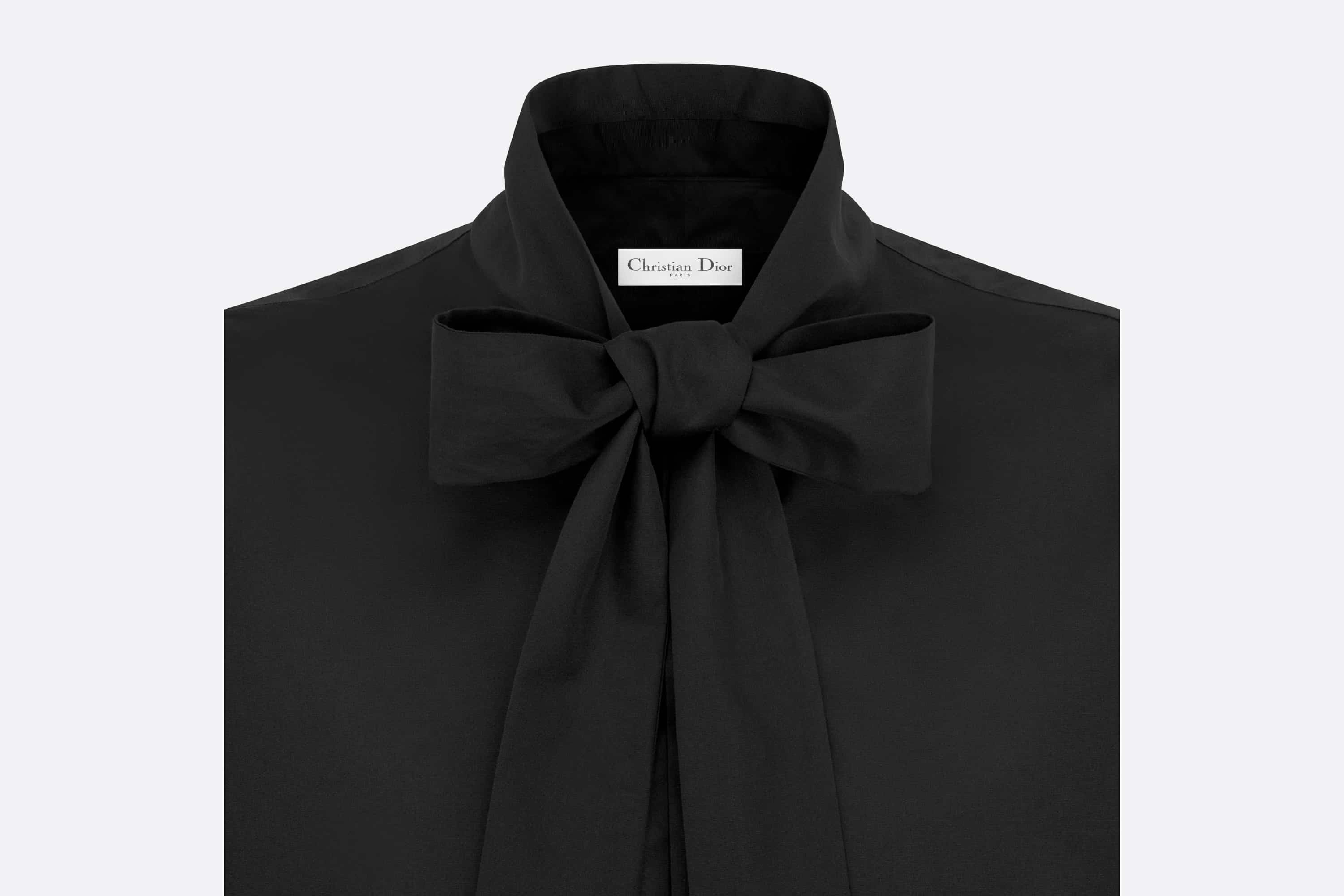 Shirt with Bow Collar - 3