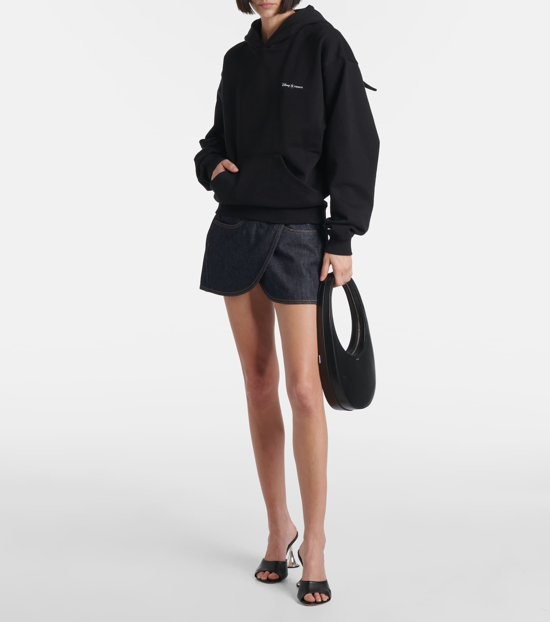 x Disney® Maleficent cotton-blend hoodie - 2