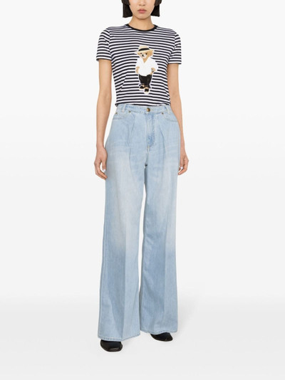 PINKO mid-rise wide-leg jeans outlook