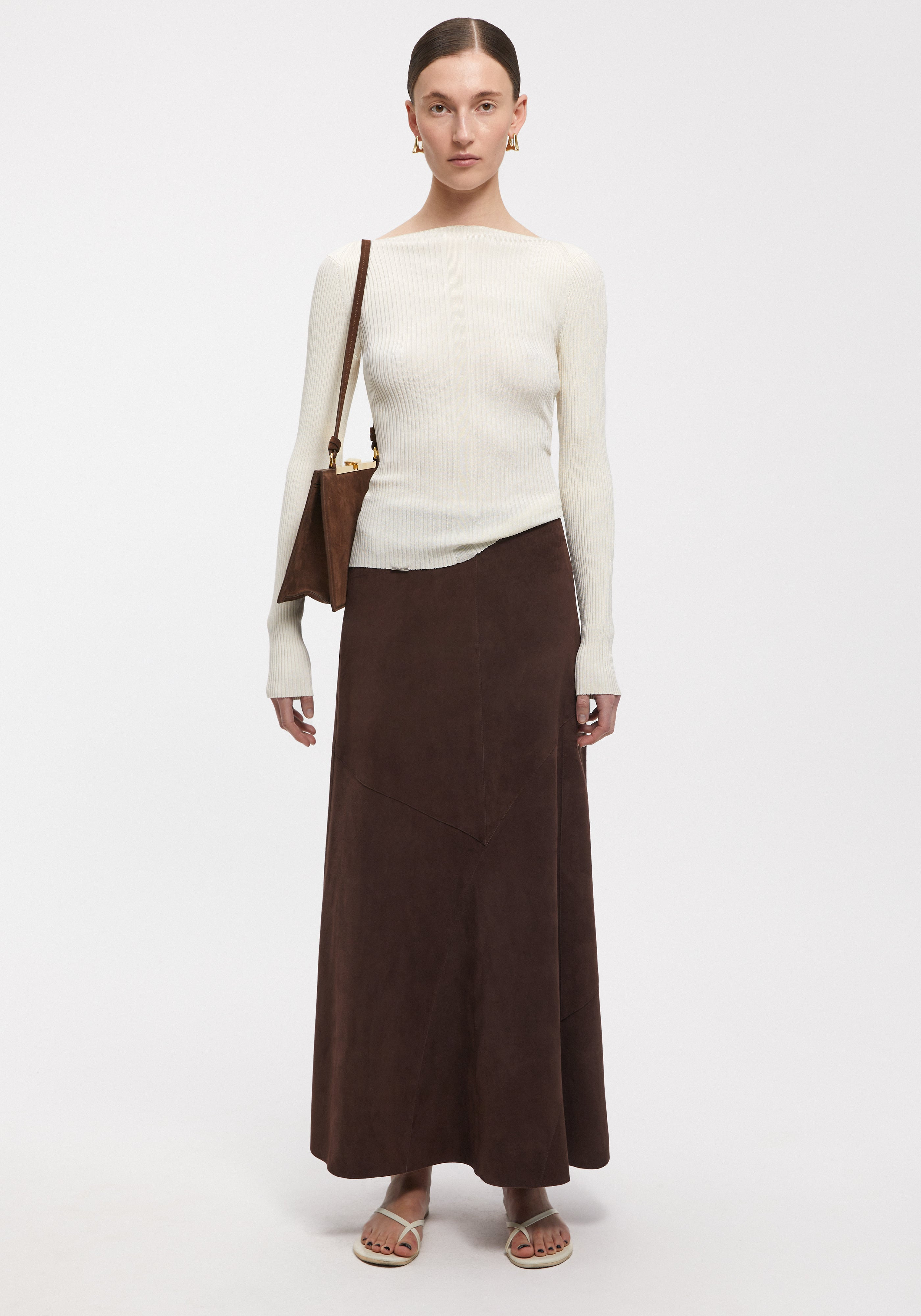 NESS
Suede maxi skirt - 2