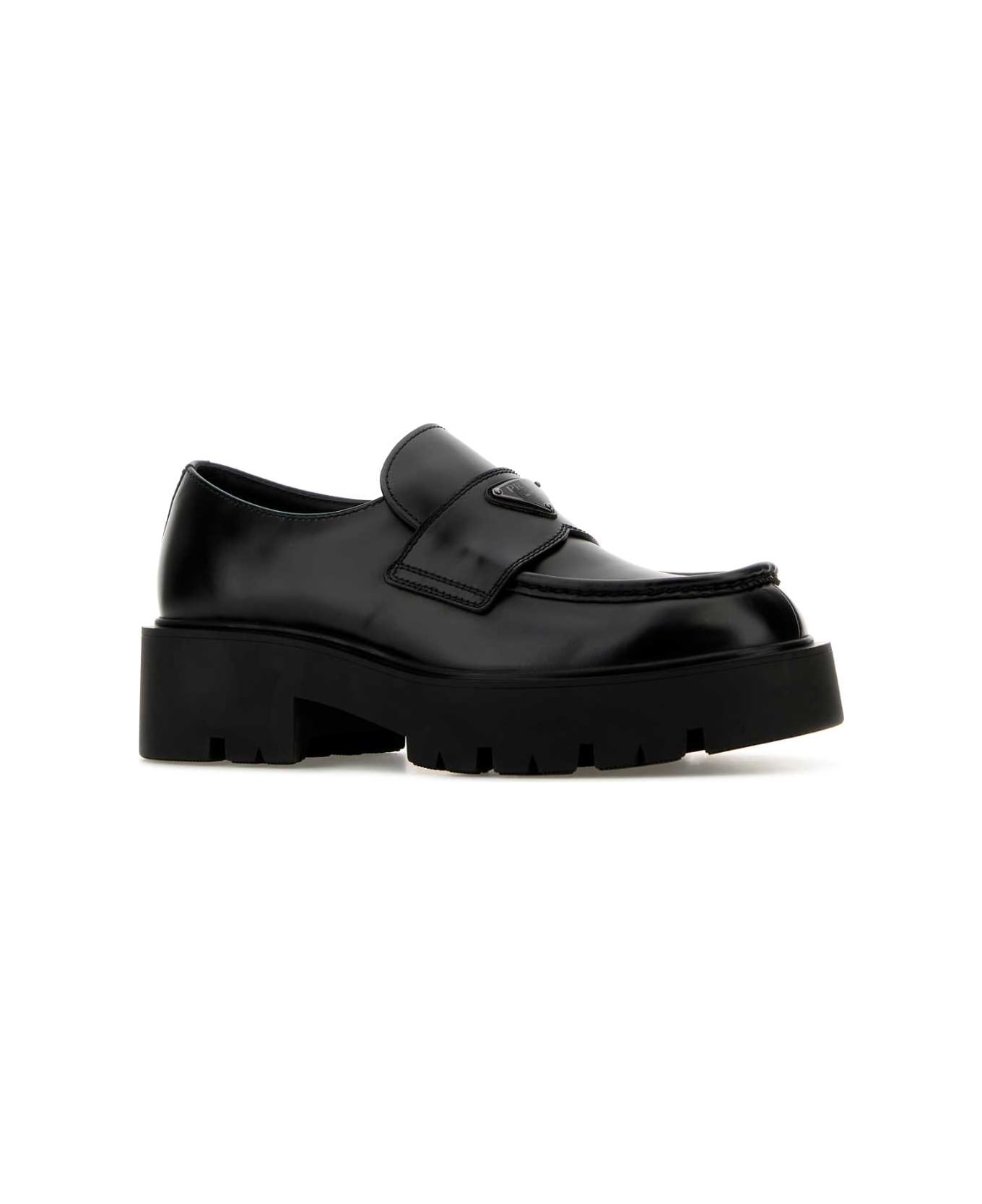 Black Leather Loafers - 2