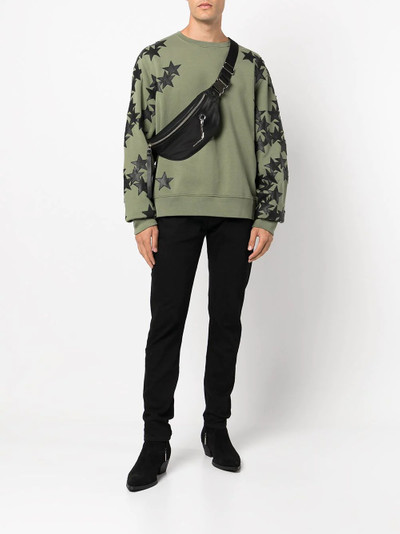 AMIRI star-patch long-sleeve sweatshirt outlook