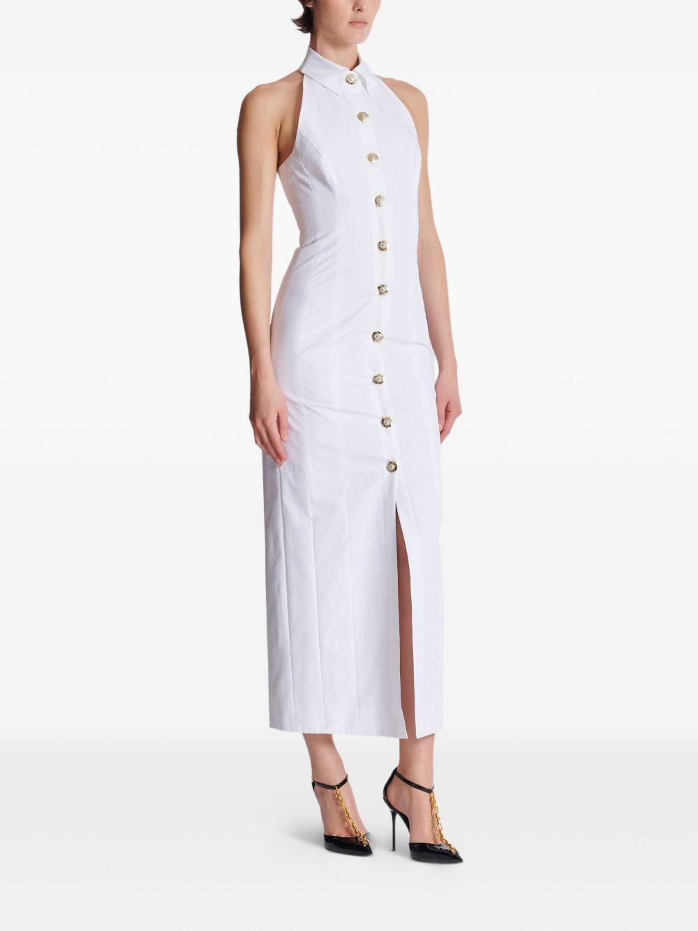 poplin midi dress - 3