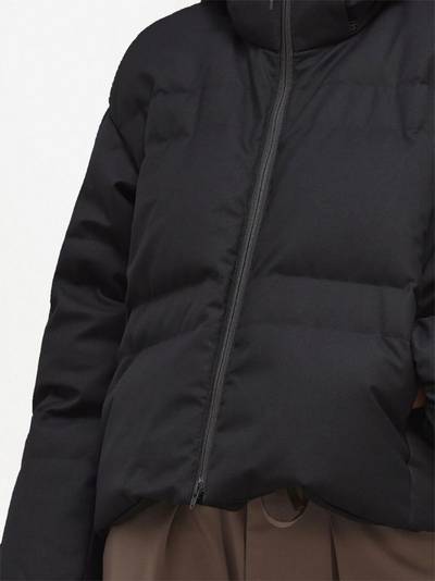 Y-3 hooded zip-up puffer jacket outlook