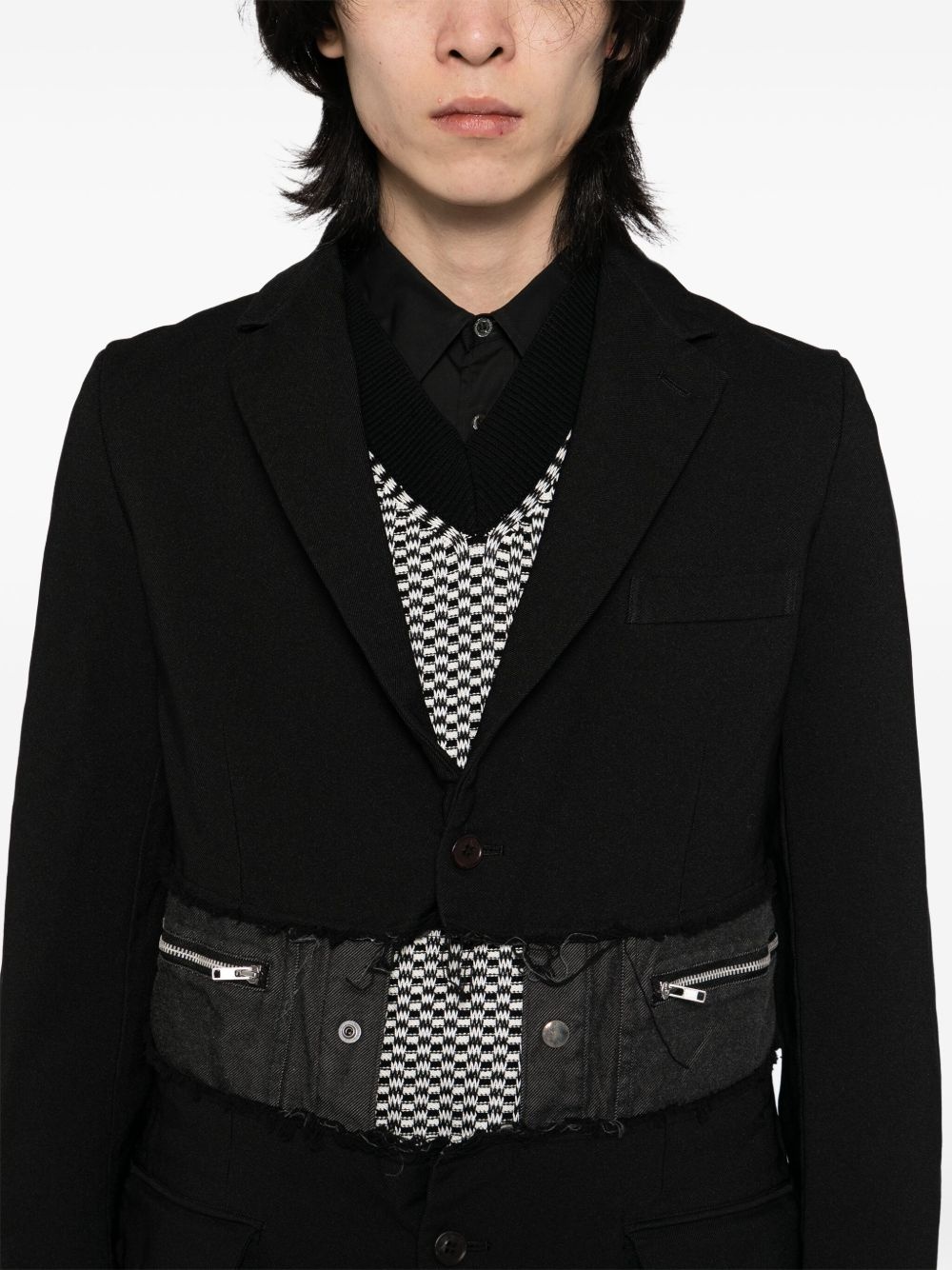 single-breasted blazer - 5
