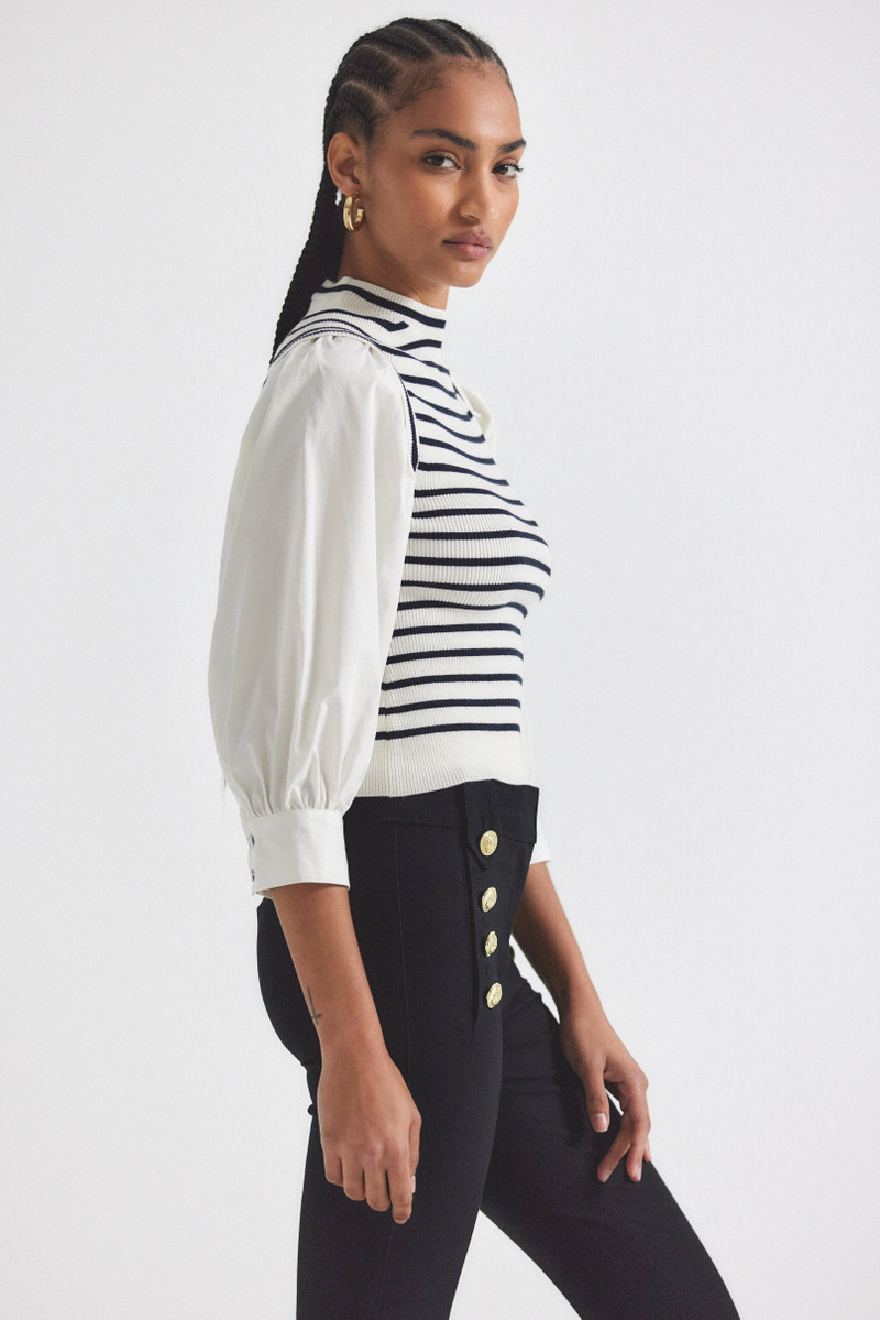 TIRZA MIXED MEDIA SWEATER 3