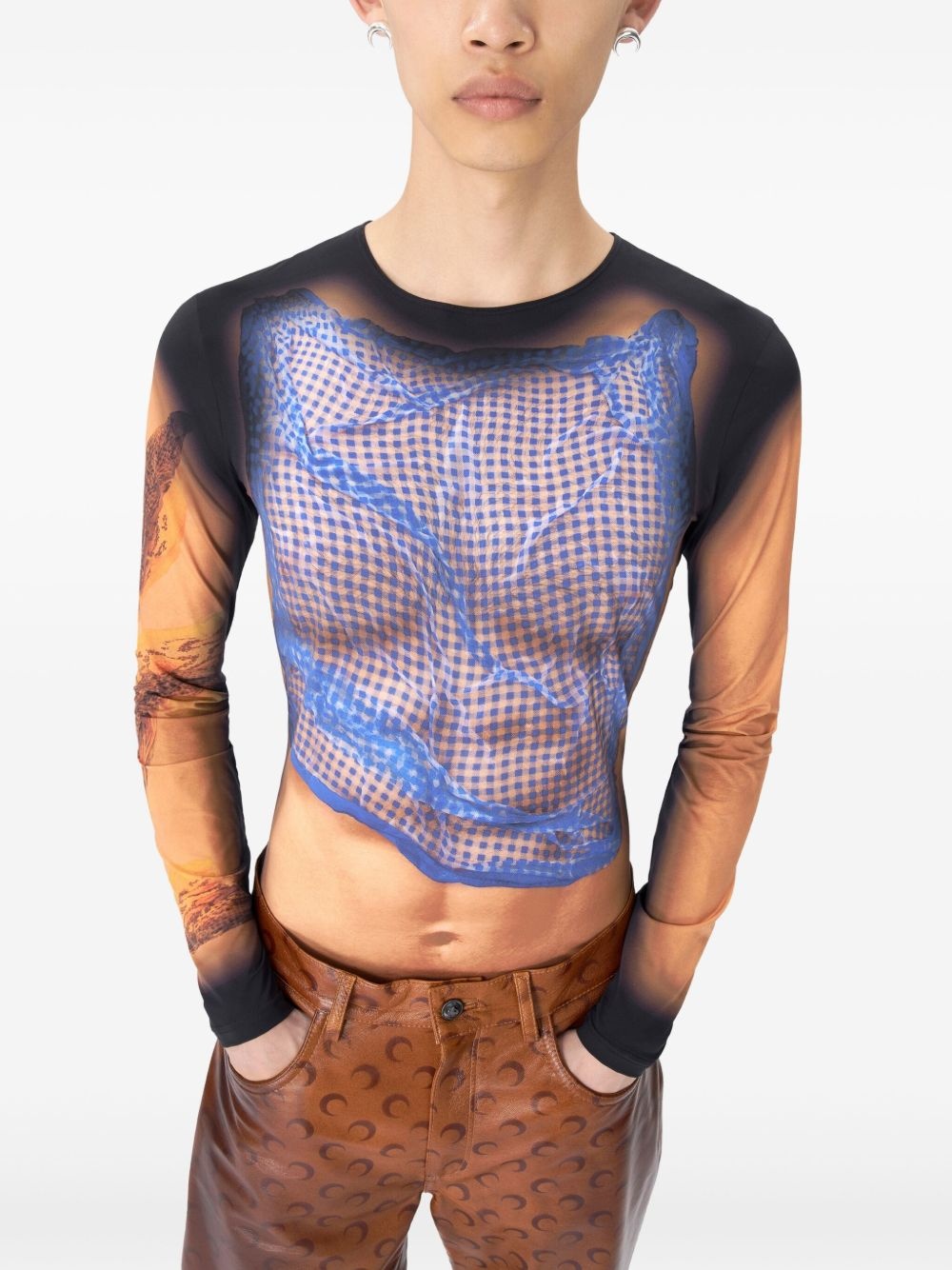 Draped Statue T-shirt - 4