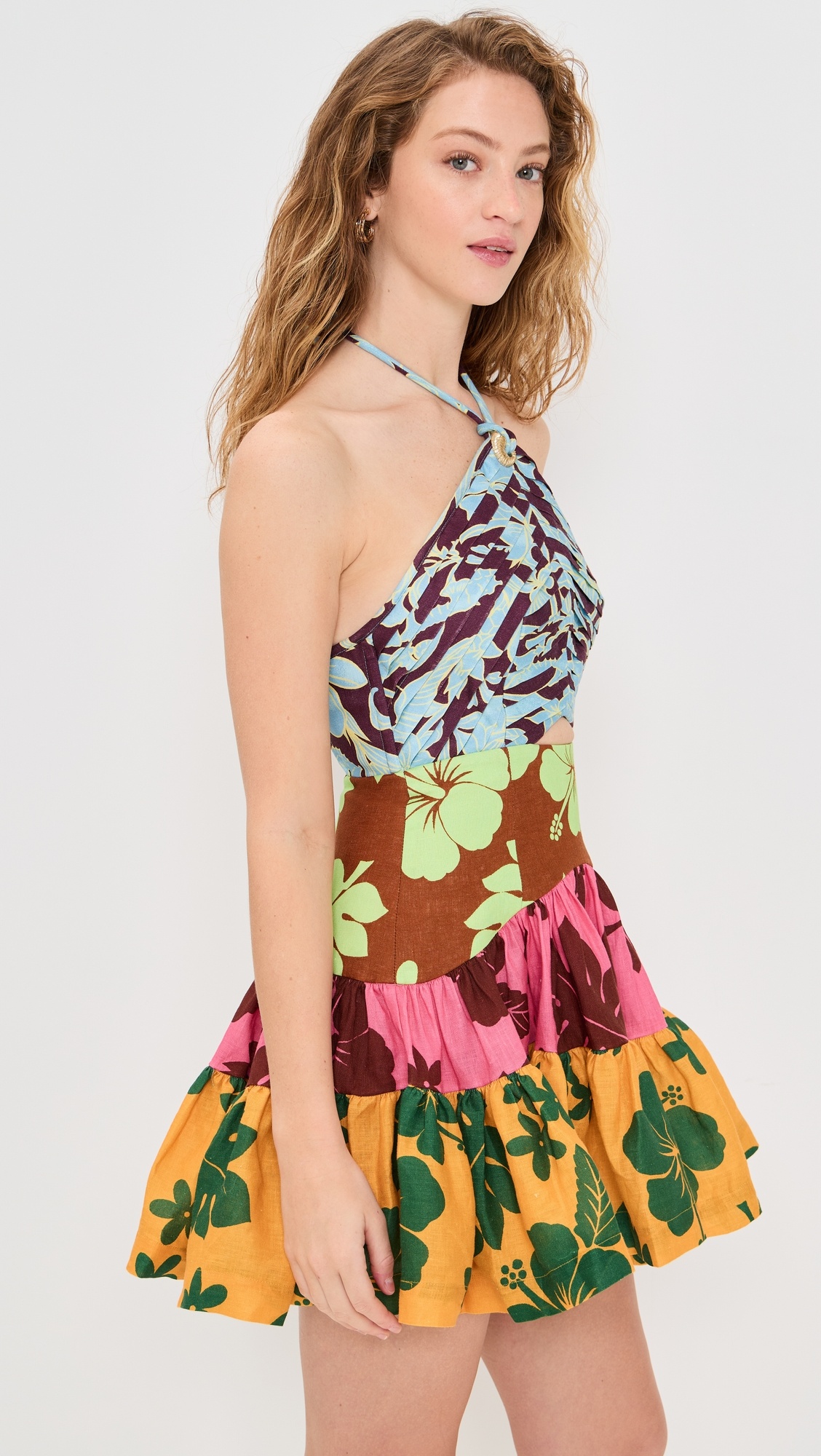 Poppy Spliced Mini Dress - 3