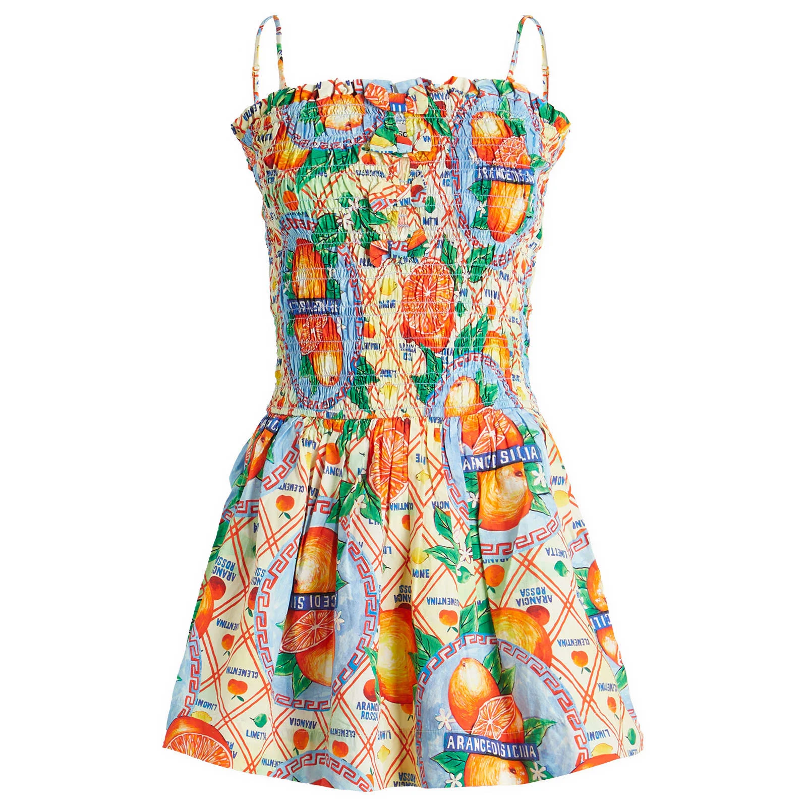 Damson Madder Fleur Shirred Mini Dress - 1