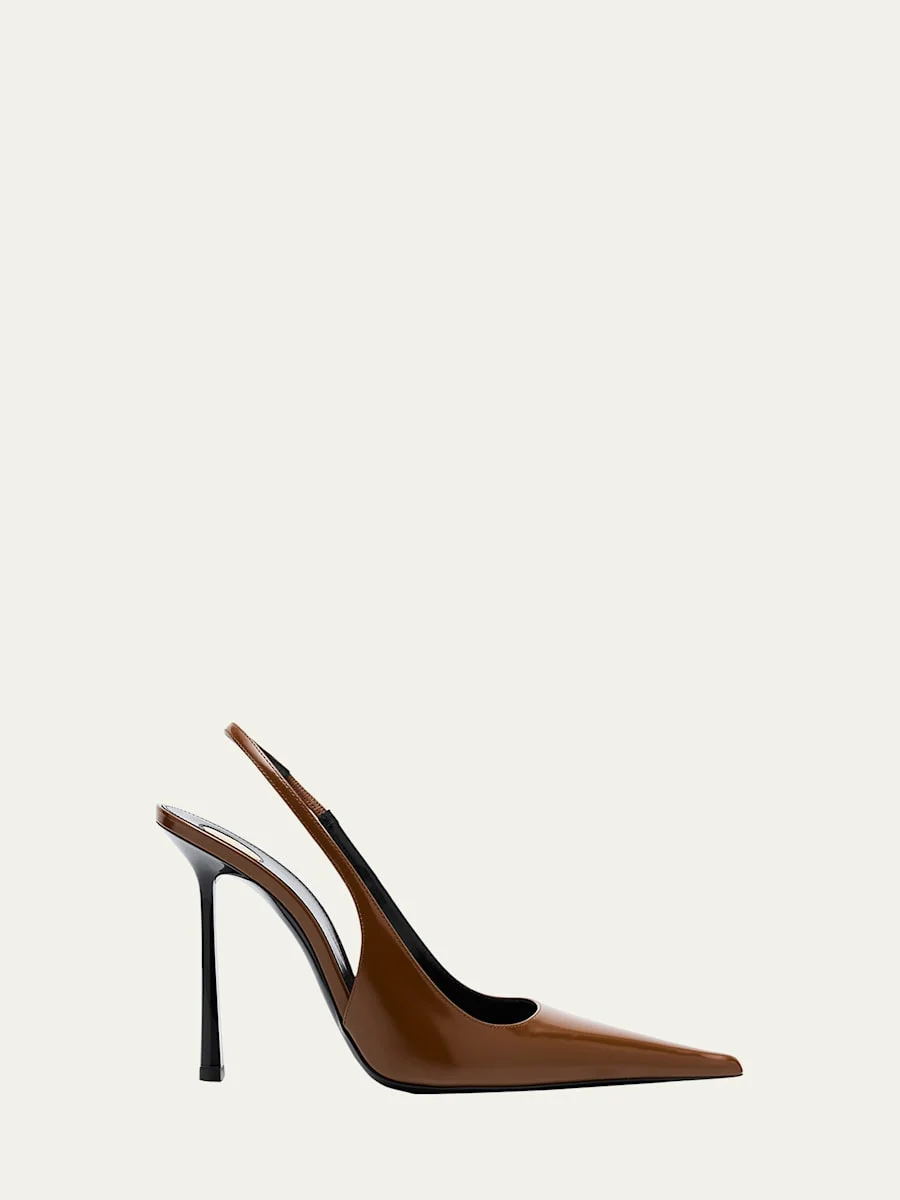 Vendome Leather Slingback Pumps - 1
