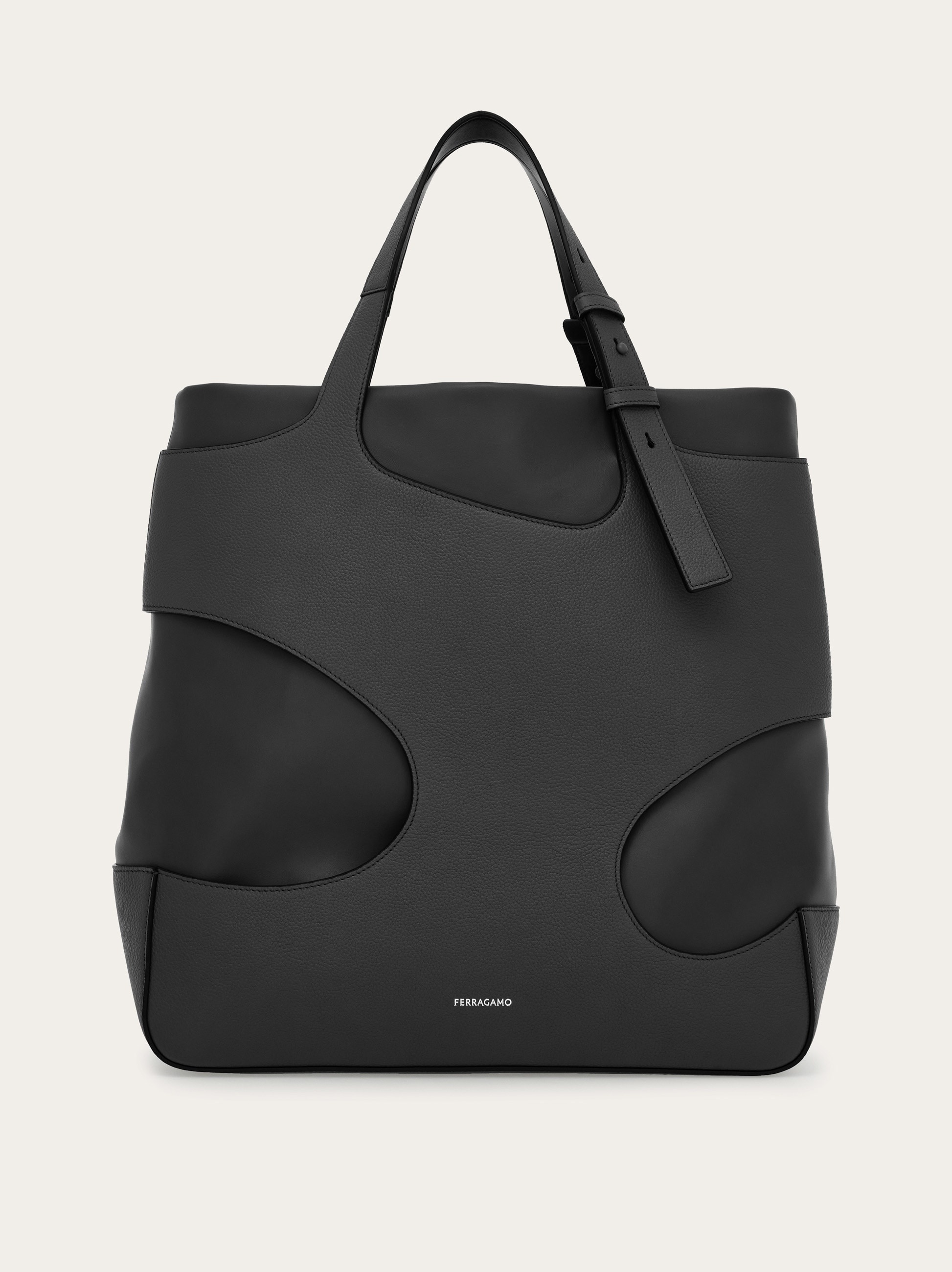 Tote bag with cut-out detailing - 1