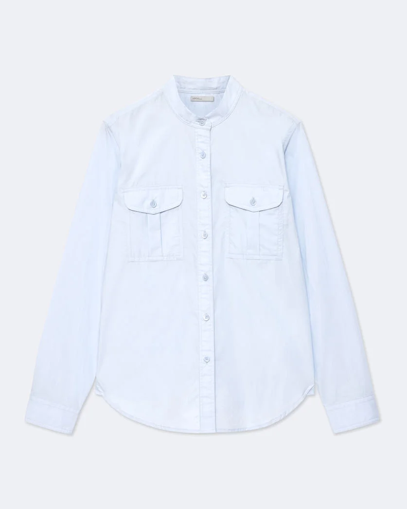 TESS REGULAR-FIT COTTON-POPLIN MILITARY SHIRT - 1