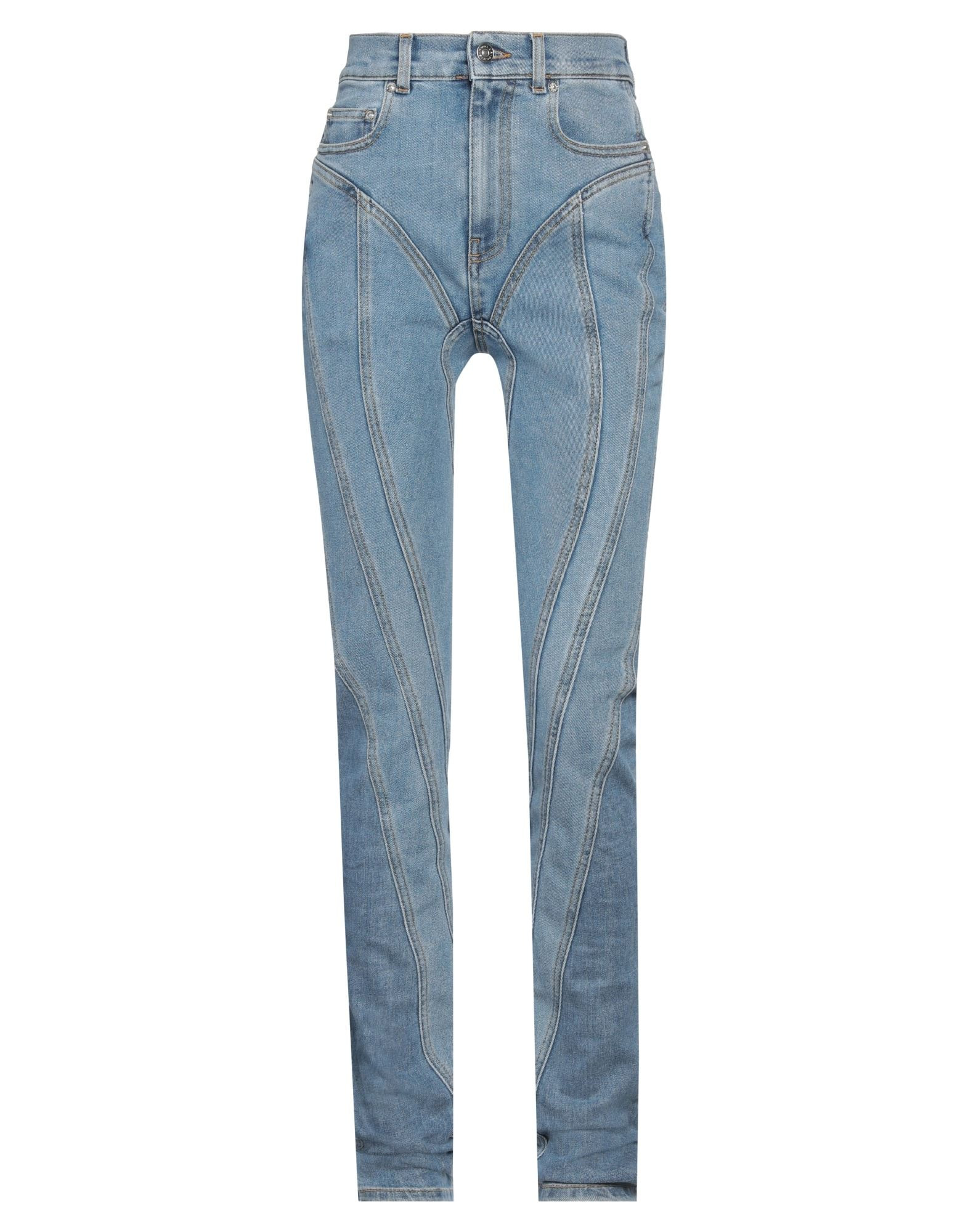 Blue Women's Denim Pants - 1