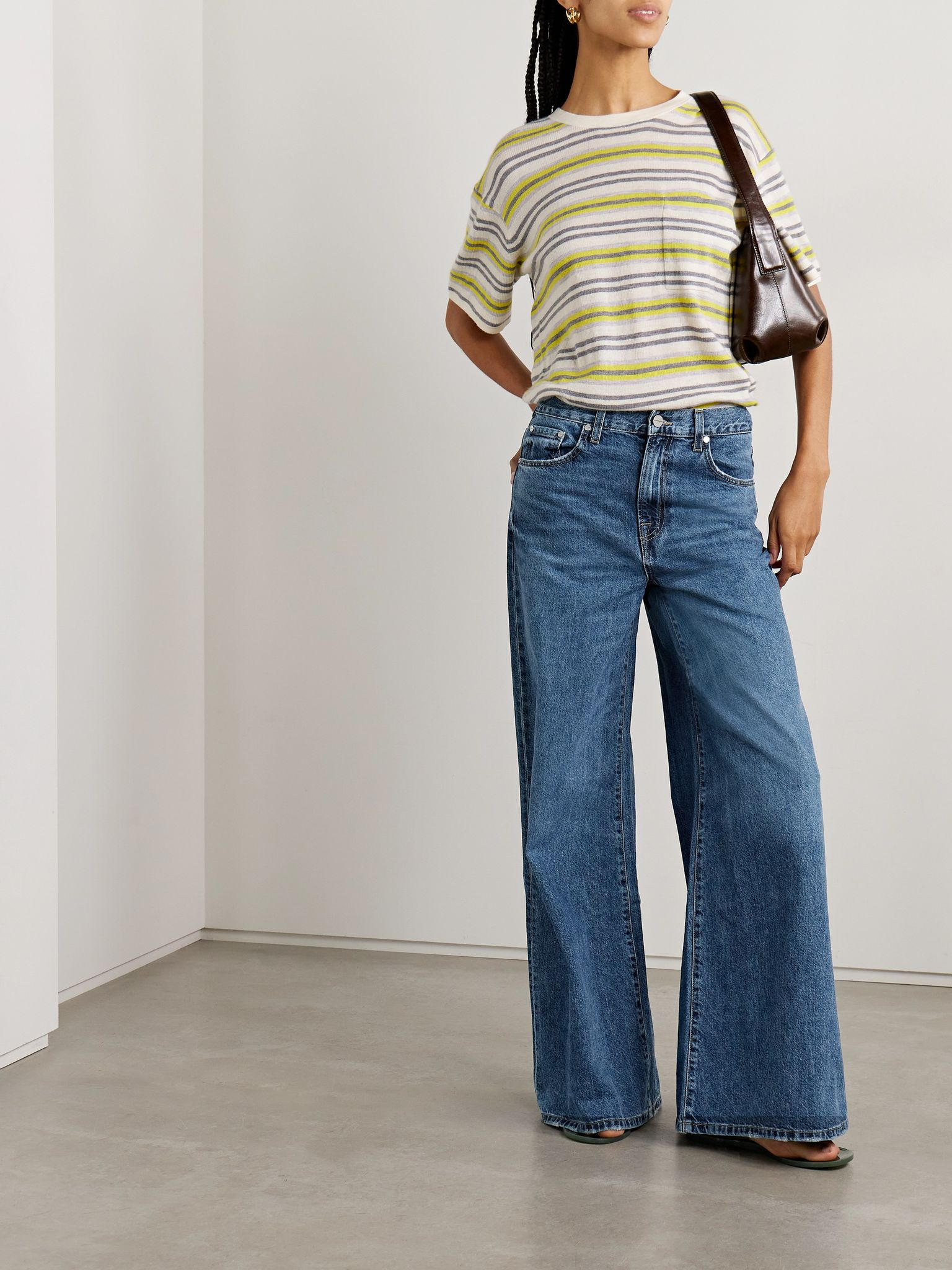 Tall Tiny Dancer high-rise wide-leg jeans Mid denim - 2
