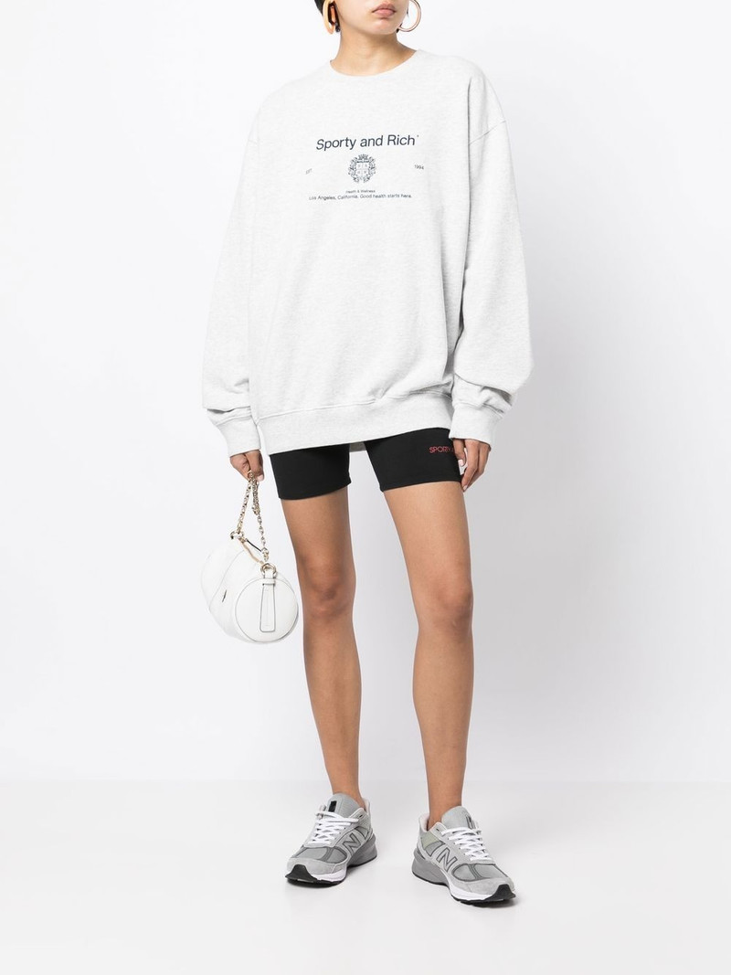 logo-print cotton sweatshirt 3