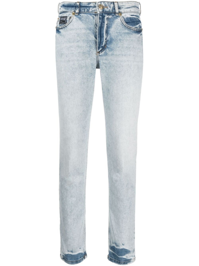 low-rise straight-leg jeans 1