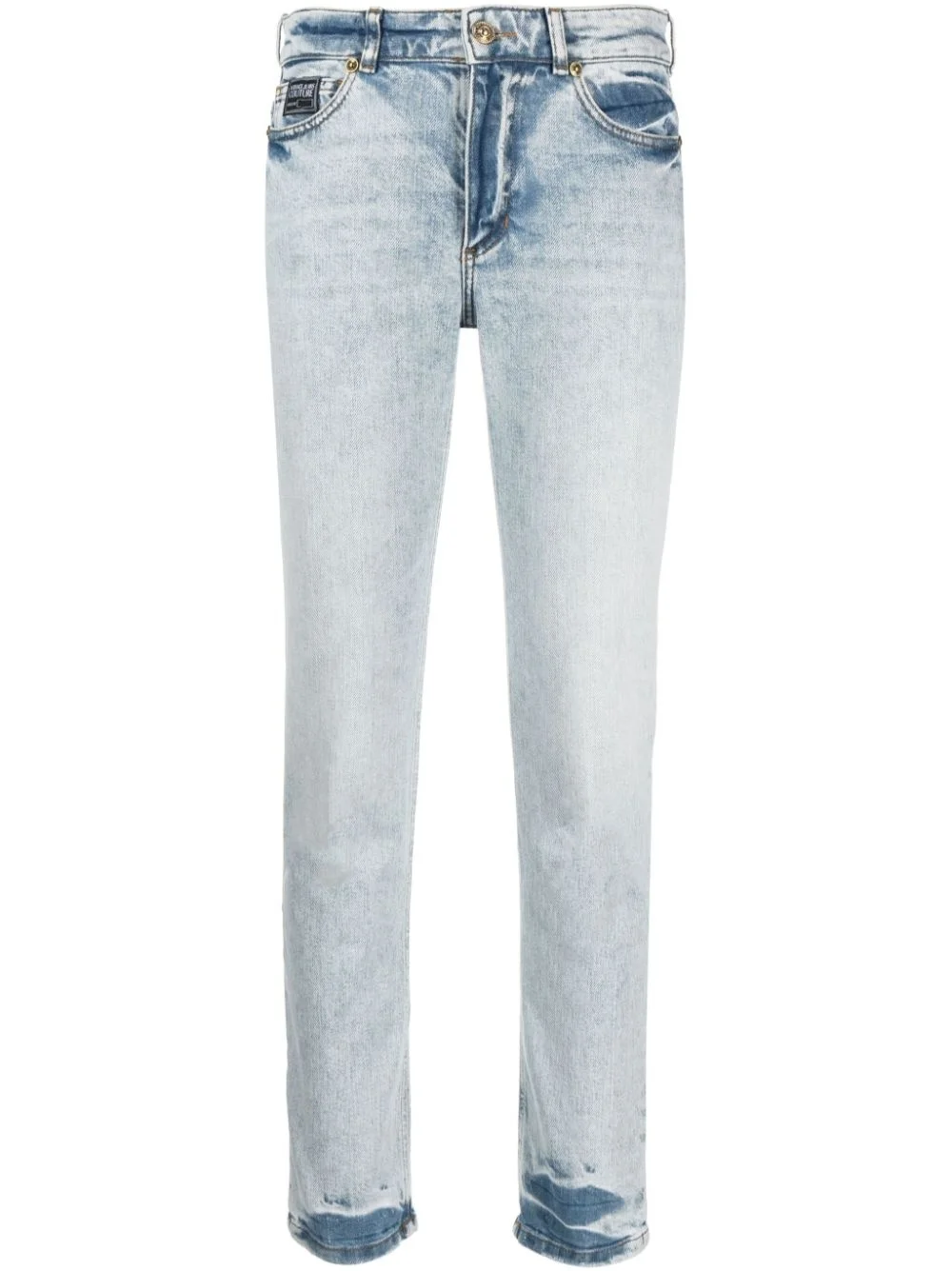 low-rise straight-leg jeans - 1