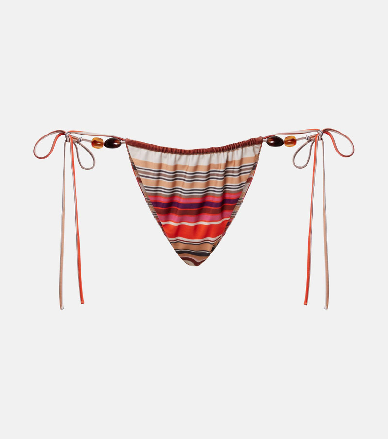 Ombra striped bikini bottoms 1