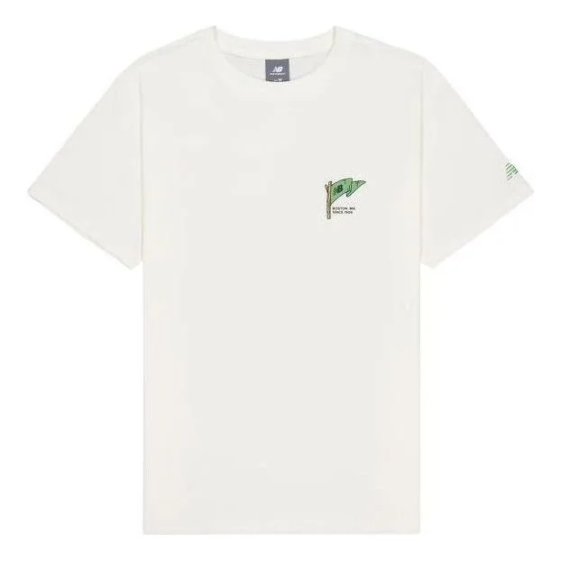 New Balance Flag Graphic T-Shirt 'White' AMT41361-CIC - 1