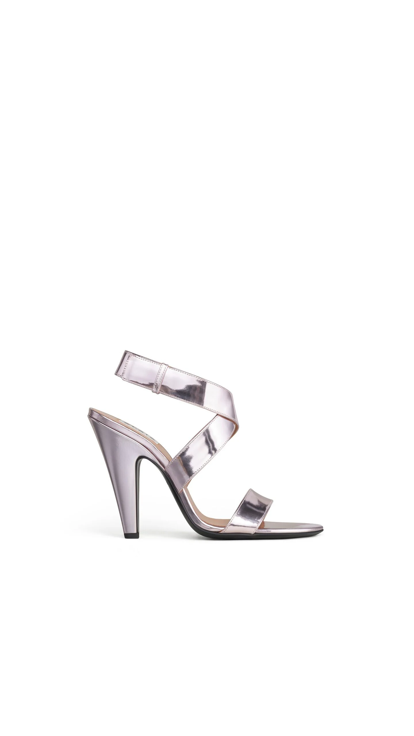 CONE SANDALS IN MIRROR CALFSKIN - 1