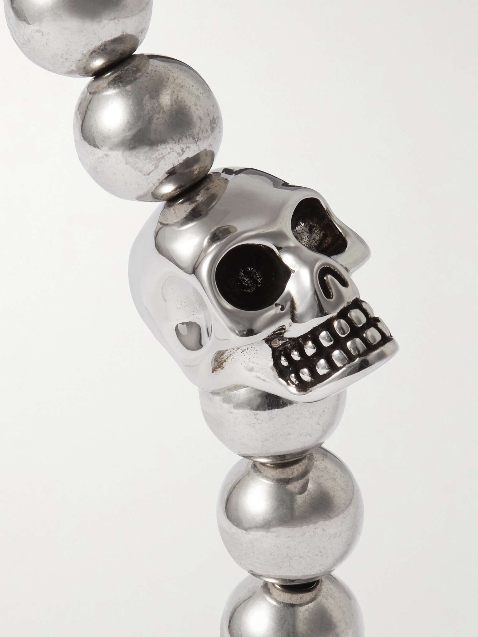 Skull Silver-Tone Bracelet - 4