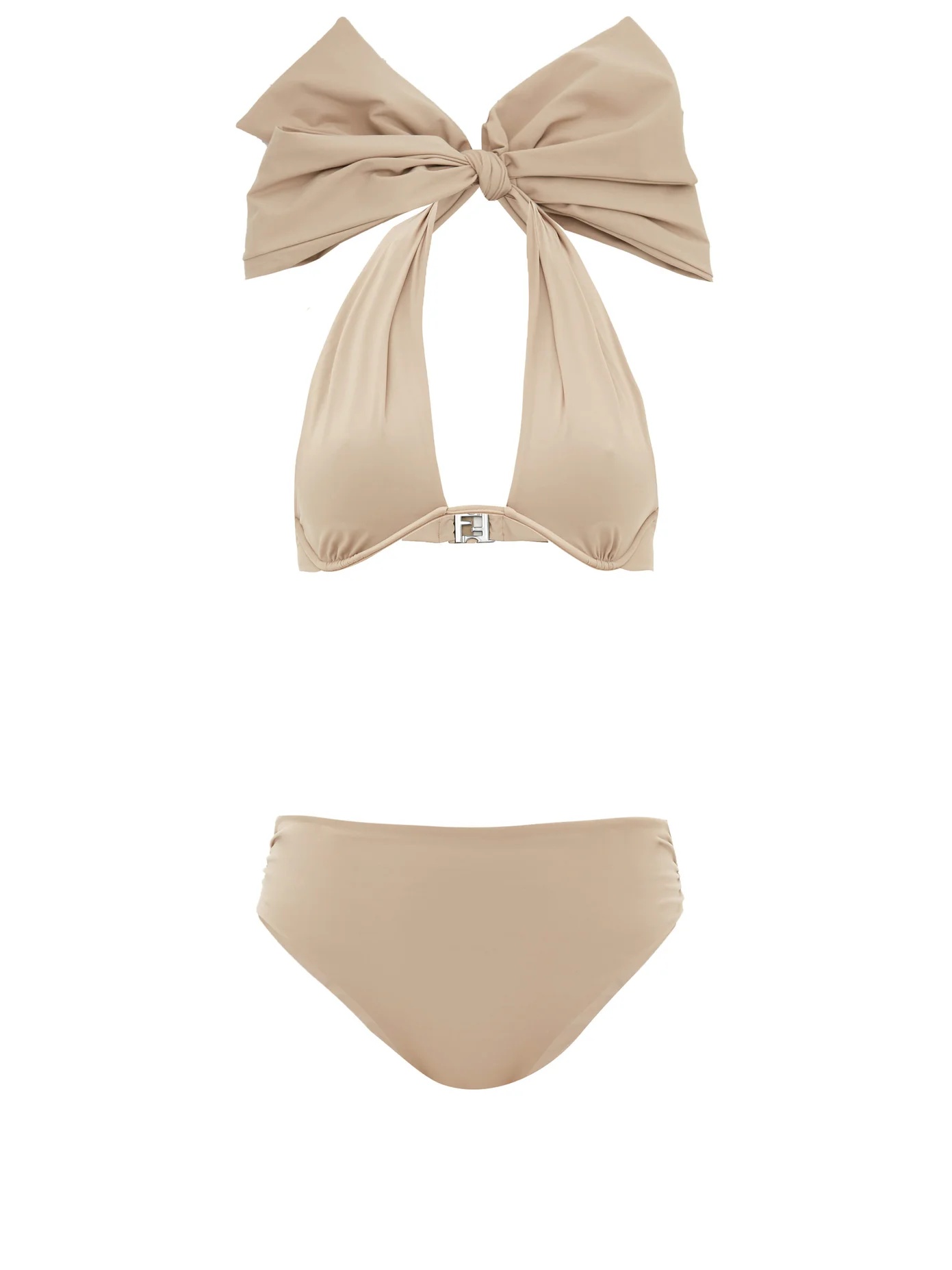 Bow halterneck bikini - 1