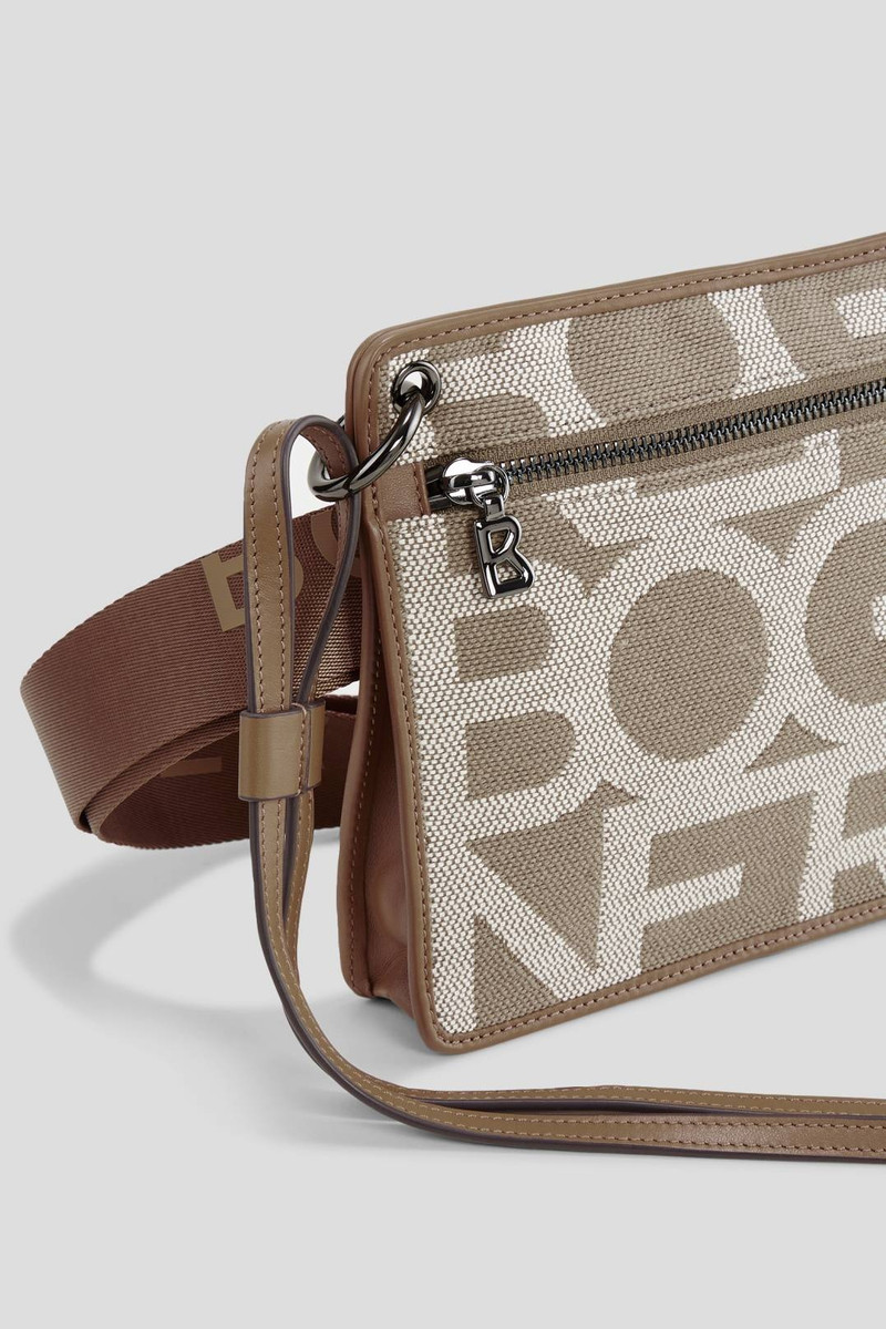 PANY ALISAR MULTIPOCKET BELT BAG IN BEIGE/WHITE 6