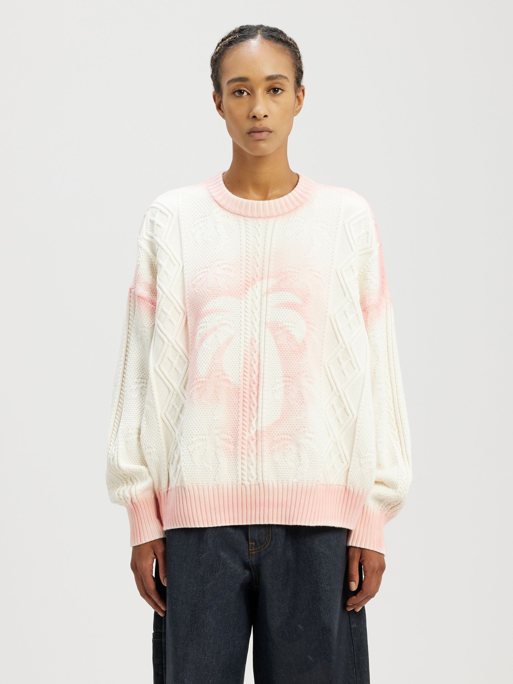 Sprayed Fishermans Sweater - 3
