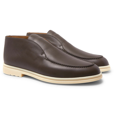 Loro Piana Open Walk Leather Boots outlook