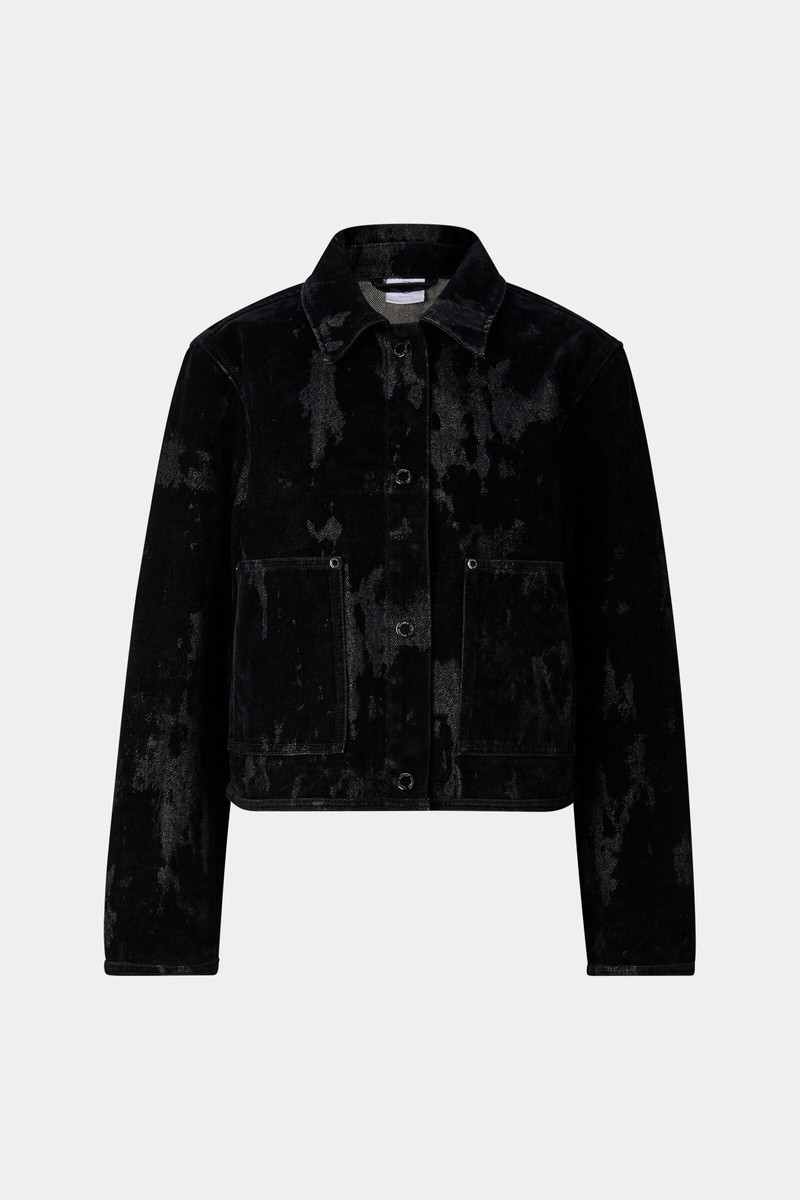 Lore Denim Jacket in Black 1