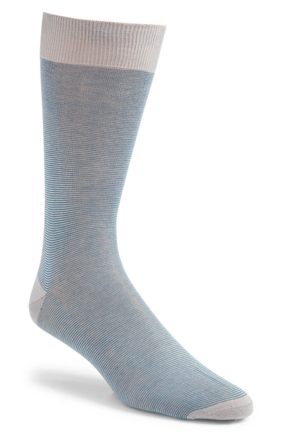 Canali Microstripe Cotton Dress Socks outlook